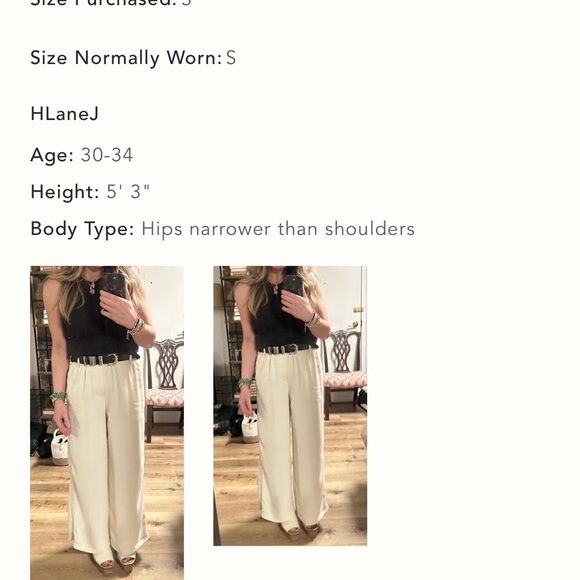 NWT Anthropologie Soft Pull-On Pants Khaki Tan Wide Leg‎ XXS - Picture 10 of 10